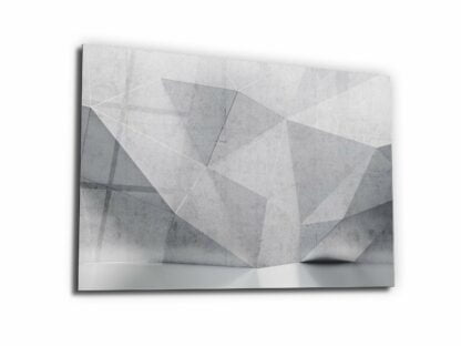 Abstract Polygonal - Glass Wall Art