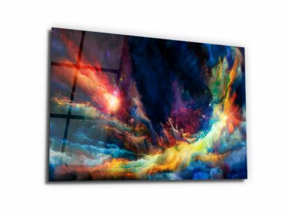 Astral Travel to Eternity - Glass Wall Art