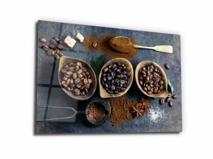 Coffee Beans - Glass Wall Art