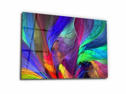 Dance of the Colors - Glass Wall Art