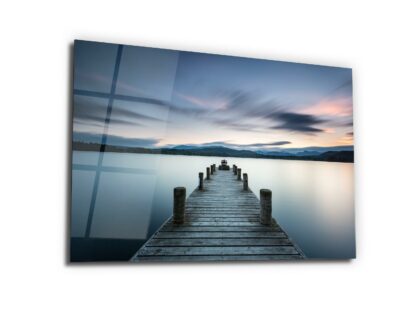 Docks in Heaven - Glass Wall Art