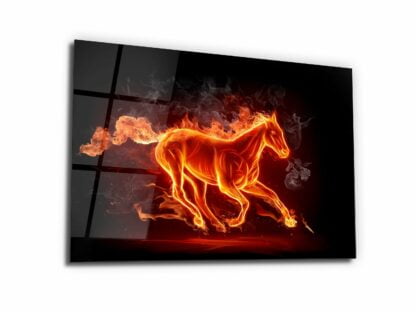 Flames of Freedom - Glass Wall Art