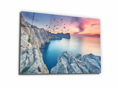 Forgotten Island -Cap de Formentor - Glass Wall Art