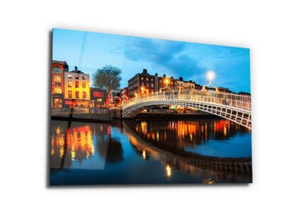 Ha'penny Bridge - Glass Wall Art