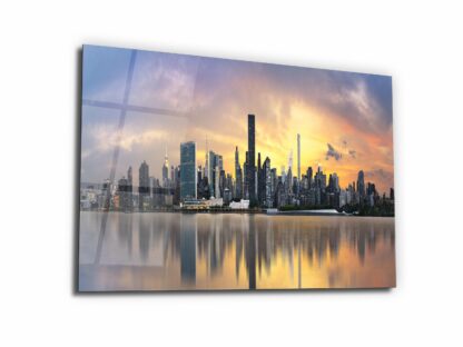 Manhattan View - Glass Wall Art