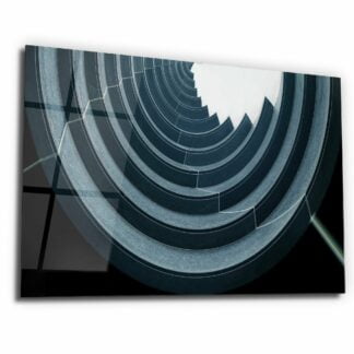 Modern Architecture Balcony - Glass Wall Art
