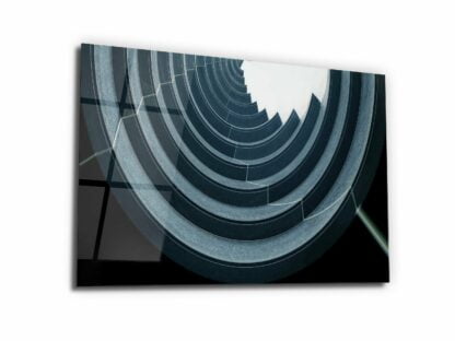 Modern Architecture Balcony - Glass Wall Art