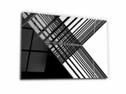 Modern Glass Building - Glass Wall Art