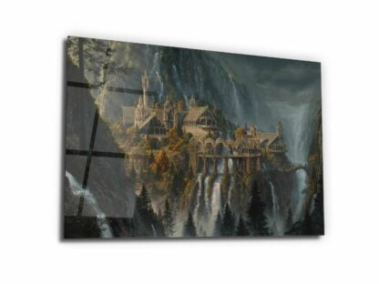 Rivendell Heart of Elves - Glass Wall Art