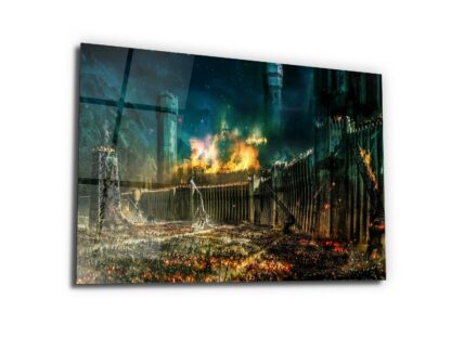 Siege of Gondor - Glass Wall Art