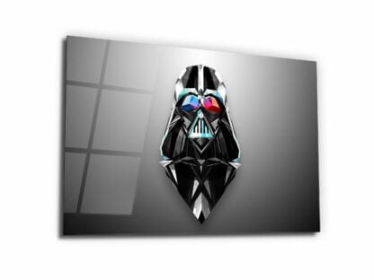 Symbol of the darkside - Glass Wall Art