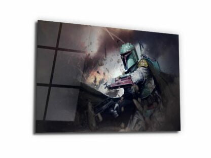 The Last Mandolorian - Glass Wall Art