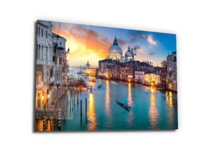 Venice Canal Grande - Glass Wall Art